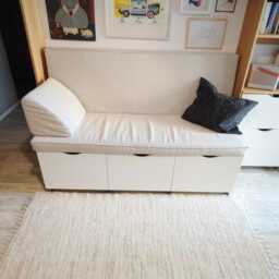 Handmade Wool Rug, Handwoven Natural White Carpet, Minimalist Cozy Living Room Decor, Scandinavian Rug - thumbnail 4