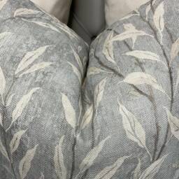 Sanderson Osier Fabric, Leaf Trail Cushion Cover, Decorative Pillow, Sofa Pillow Throw/Countryside Decor - Grey Ivory- Double Sided - thumbnail 3