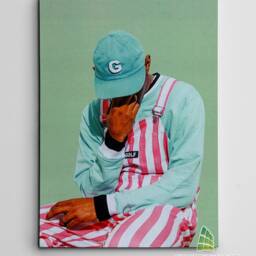 Pink Stripes Tyler The Creator Canvas Art Wall Print Photo Picture Framed Music Fashion Home Decor -C518 - thumbnail 2