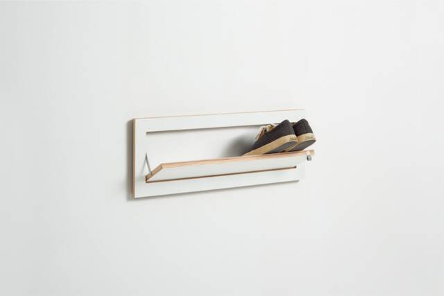 Fl??pps Shoe Rack 60x27-1 - White - image 1