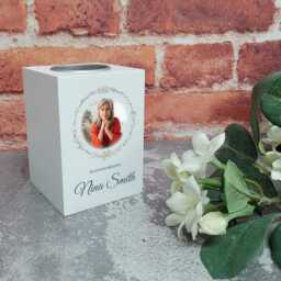 Personalised Memorial Tea Light Candle Holder - Remembrance For Loved Ones With Photo - thumbnail 2