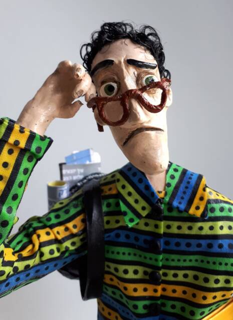 The Computer Science Professor-Paper Mache Sculpture - image 1