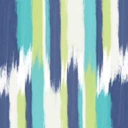 Striped Duvet Cover, Bedding, Brush Strokes, Boho Duvet, Beach House Bedding, Blue Cover, Lime Duvet, White - thumbnail 3