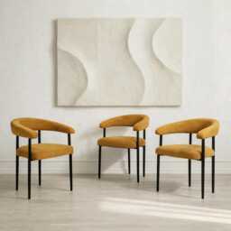 Dining Chair Stella With Metal Legs - thumbnail 2