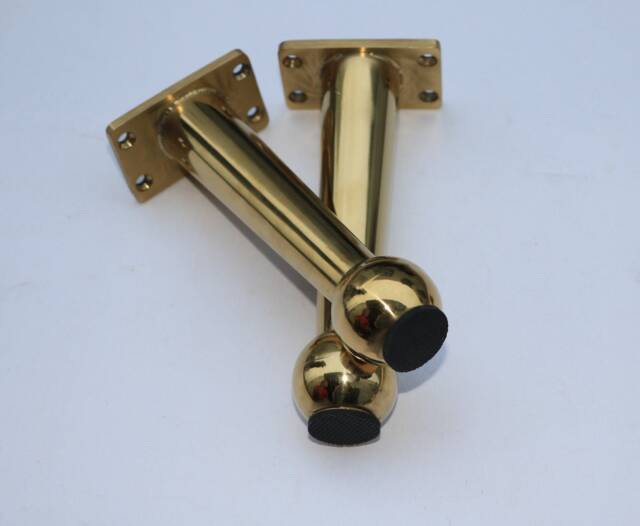 Sofa Legs, Furniture Bed Legs Set Of 4, Legs Brass, Replacement, Mid Century Sofa Legs, Cabinet - image 1