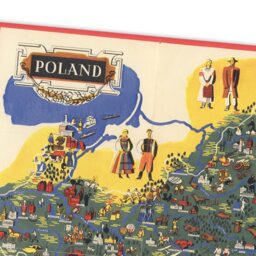 Old Pictorial Map Of Poland -Vintage Print - Polish Gift Art Wall - thumbnail 3