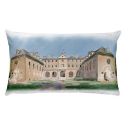 Wren Building - College Of William & Mary Rectangular Pillow Holiday, Anniversary, Reunion, Gift - thumbnail 2