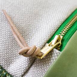 Wilshire Green Woven Pillow Designer Throw Handwoven Artisan Gift Forest Moss - thumbnail 3