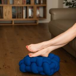 Meditation Pillow Soft Braided Pouf Ottoman Modern Home Decor Furniture Seating Pillows For Guests Resting Legs - thumbnail 2