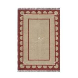 Handwoven Jute Area Rug Custom Natural Fiber Accent Rug - thumbnail 2