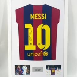 Diy Football Shirt Frame Adult Jersey Display Case With Photo & Text Plaque - thumbnail 2