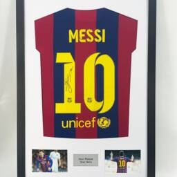 Frame For Jersey, Football Shirt Display Case Diy With Photo Plaque, White Or Black Mount Options - thumbnail 4