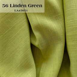 Green Linen Curtain, Light Filtering Privacy Panel, Handmade Farmhouse Decor - thumbnail 3