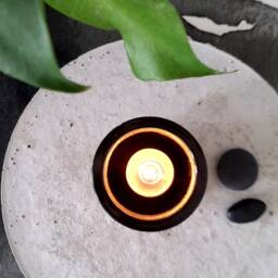 "Concrete Tealight Holder ""Hygg" - thumbnail 3