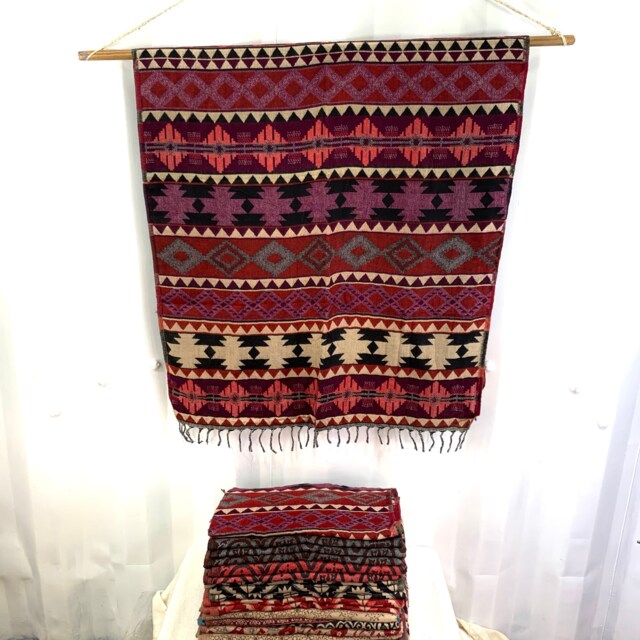Warm Mountain Fire Blanket 4 Life, Parties Festivals & Snuggling. A Lovely Soft Touch, Very Warm & Durable Boho Shawl Scarf Throw - image 1