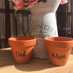 Dad Plant Pot, Christmas Present, Fathers Day Gift, Garden Unique Present For - thumbnail 4