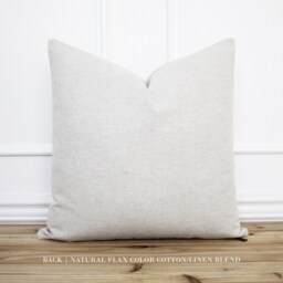 Hand Block Print Brown Pillow Cover - Fall Botanical Blocked 20 X 16 26 -- Lata - thumbnail 3