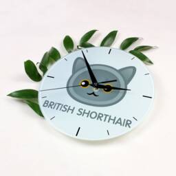 A Clock With A British Shorthair Cat. New Collection The Cute Art-Dog Cat - thumbnail 2