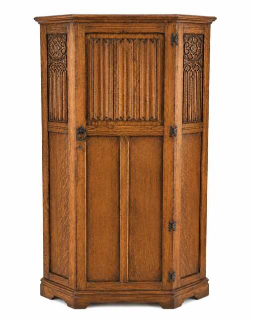 Old Charm Solid Oak Vintage Wardrobe Painted Options - image 1
