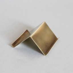 Modern Brass Desk Business Card Holder - thumbnail 3