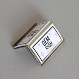Modern Brass Desk Business Card Holder - thumbnail 2