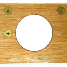 Handmade Treble English Natural Oak Wall Mount - thumbnail 3