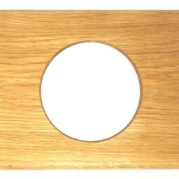 Handmade Treble English Natural Oak Wall Mount - thumbnail 2