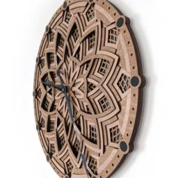 Large Wooden Wall Clock - 60 cm/24 Inch - thumbnail 2