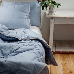 Wool Duvet, Summer Warmth 140x200 cm, Blue - Us Duty Paid - thumbnail 2