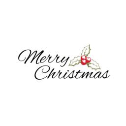 Merry Christmas Wall Decal - Holiday Vinyl Art For Kids Rooms - thumbnail 3