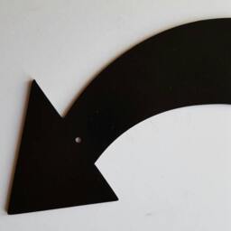 Metal Wall Art. Arrow Home Decor. Office House Warming Gift. Christmas Birthday - thumbnail 2