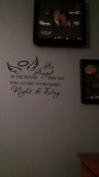Angel Guard Your Family Vinyl Wall Decal - thumbnail 1