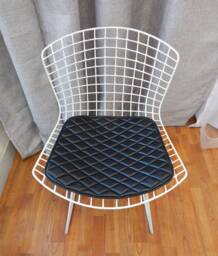 3-D Cushion For Bertoia Style Side Chair - Available in Many Colors - thumbnail 1