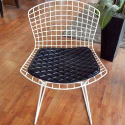3-D Cushion For Bertoia Style Side Chair - Available in Many Colors - thumbnail 3