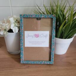 Colourful Acrylic Flatback Half Pearls Photo Frame 4 X 6 Inches - thumbnail 2