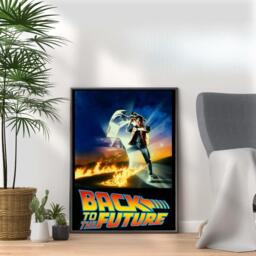 Back To The Future Movie Poster 80S Retro Film Art - A3 A4 A5 - thumbnail 1