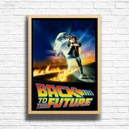 Back To The Future Movie Poster 80S Retro Film Art - A3 A4 A5 - thumbnail 3