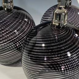 Glass Chandelier - Three-Light Pendant, Blown Lighting John Gibbons - thumbnail 4