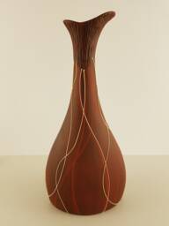 Vase/ Decorative Vase/ Vase From Peru/ Handmade/ Hand-Painted/ Gift Idea/ Christmas/ Clay - thumbnail 1