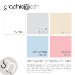 M O D Weekly Calendar Dry Erase Decal - Erasable Surface Wall Decals By Graphicsmesh - thumbnail 3
