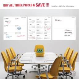 M O D Weekly Calendar Dry Erase Decal - Erasable Surface Wall Decals By Graphicsmesh - thumbnail 4