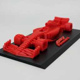 Layered F1 Car Model 2025 - 3D Printed Formula 1 Racing Decor - thumbnail 1