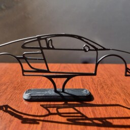 Gift For Audi R8 Fan Silhouette Desk Art, Car Guy Birthday Shadow Wall Garage Boyfriend Gift, Dad Office Decor, Christmas - thumbnail 3