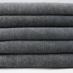 "stone Washed Towel, Turkish Towel, Black Towel, 33""x65" - thumbnail 2