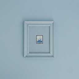 A4 Monochromatic Hand-Painted Vintage Style Picture Frame Custom Sizes 2x3 3x5 4x6 5x7 - thumbnail 1
