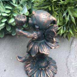 Miniature Child Flower Fairy Ornament, Garden Fairy, Garden, Gifts - thumbnail 2