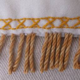 Small Gonfalon, Hanging Flag, Banner, Fabric Wall Hanging, Re-Enactment Standard - thumbnail 3