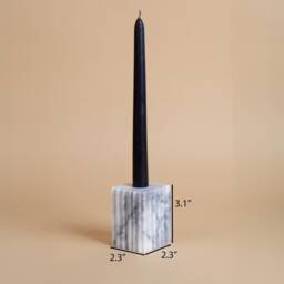 Natural Marble Candlestick Holder Rectangle Stone Candle Holder - 3.1 - thumbnail 3