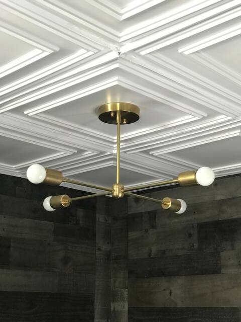 Ardor Modern 4 Light Sputnik Mid Century Industrial Chandelier - image 1