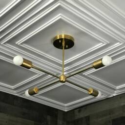 Ardor Modern 4 Light Sputnik Mid Century Industrial Chandelier - thumbnail 2